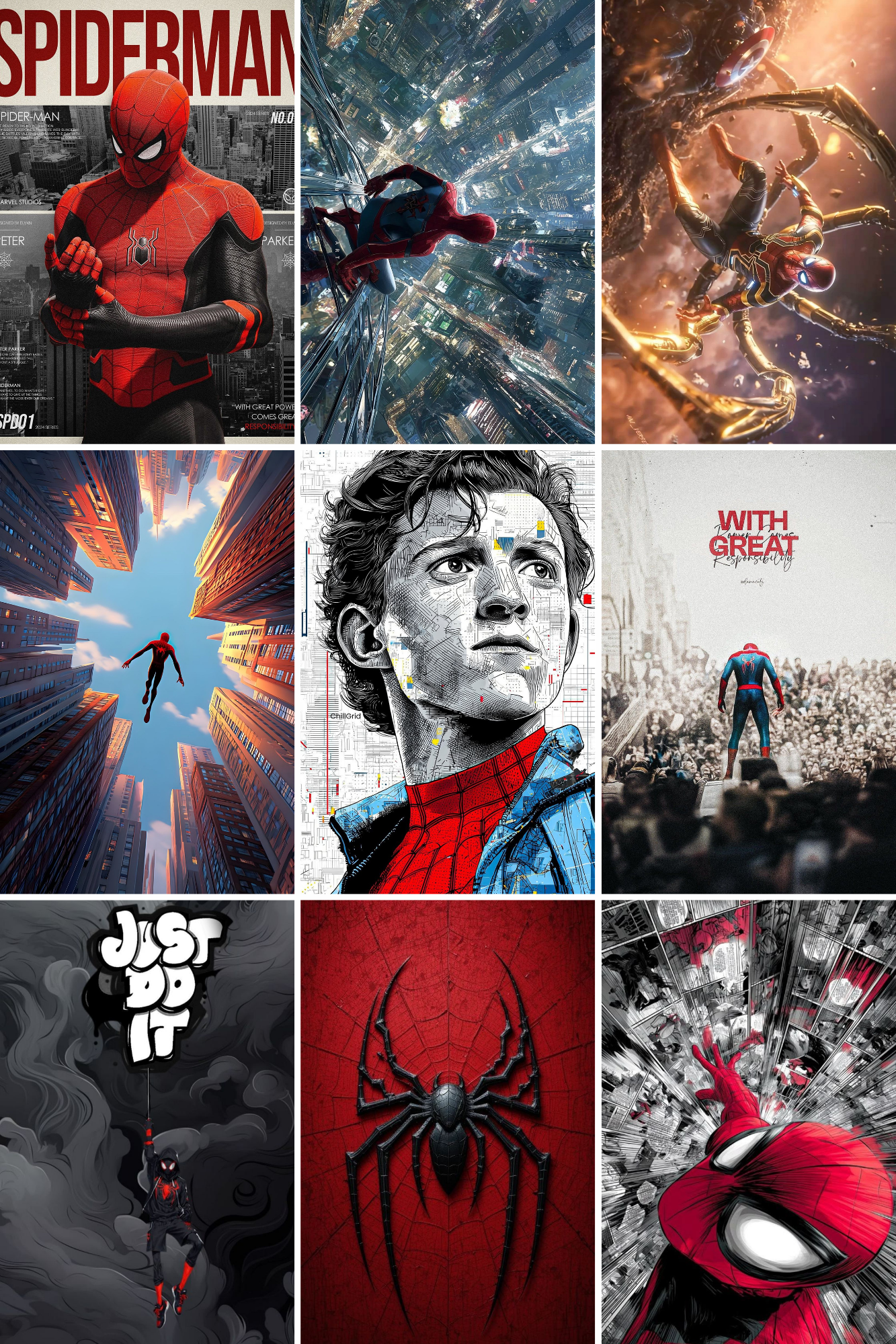 Spider-Man Sticker Pack – Pack of 10 | Premium Vinyl Stickers