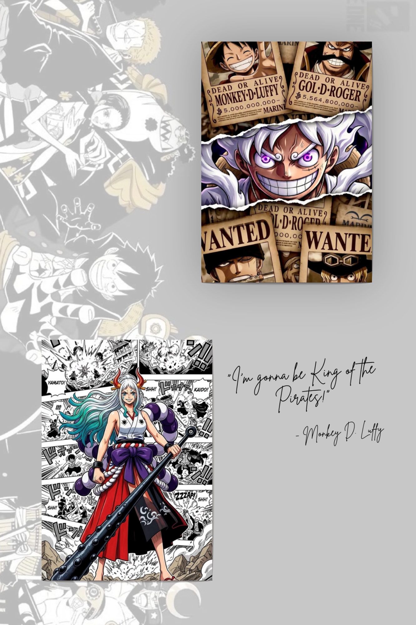 One Piece Sticker Pack – Pack of 10 | Premium Anime Stickers