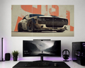 Car 3 piece Split Poster