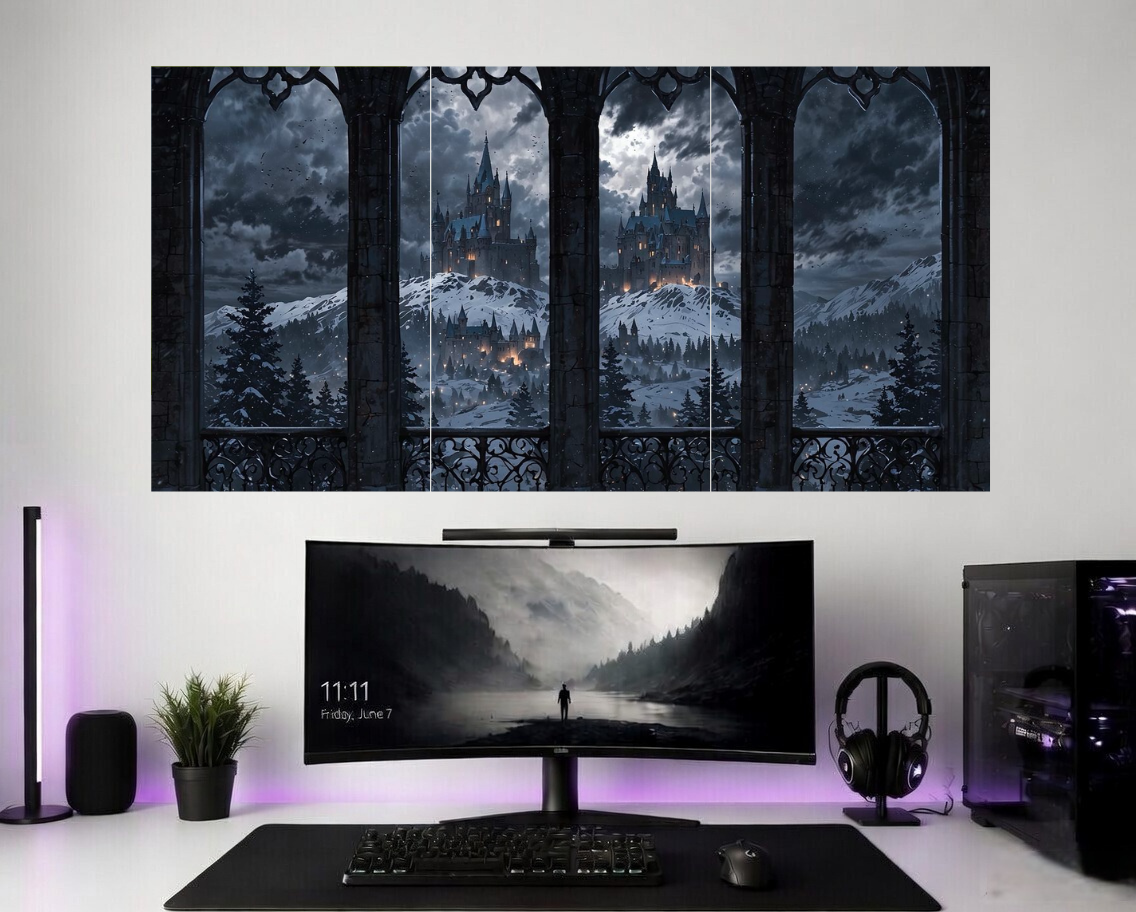 Aesthetic 3 piece Split Poster