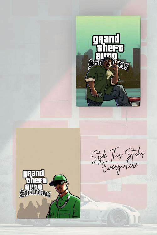 GTA Sticker Pack – Pack of 10 | Premium Vinyl Gaming Stickers