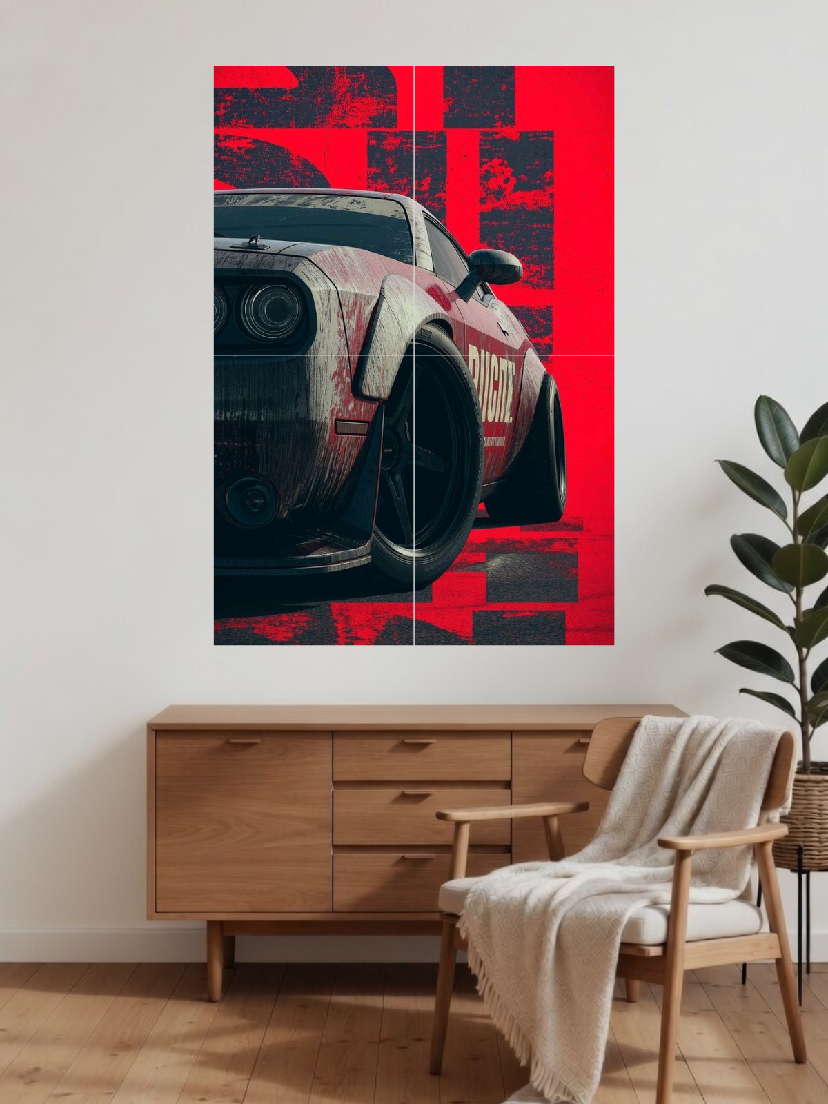 Car Posters | 4 Piece Split Poster
