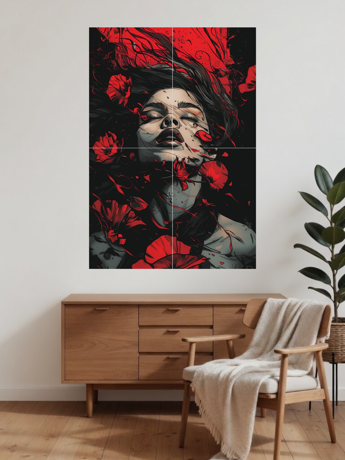 Dark Aesthetic Posters | 4 Piece Split Poster