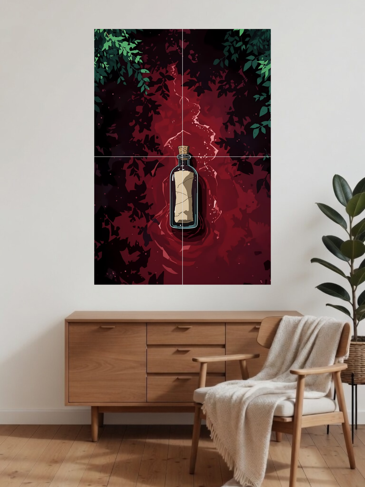 Aesthetic Posters | 4 Piece Split Poster