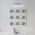 Custom 9 Panel Split Poster