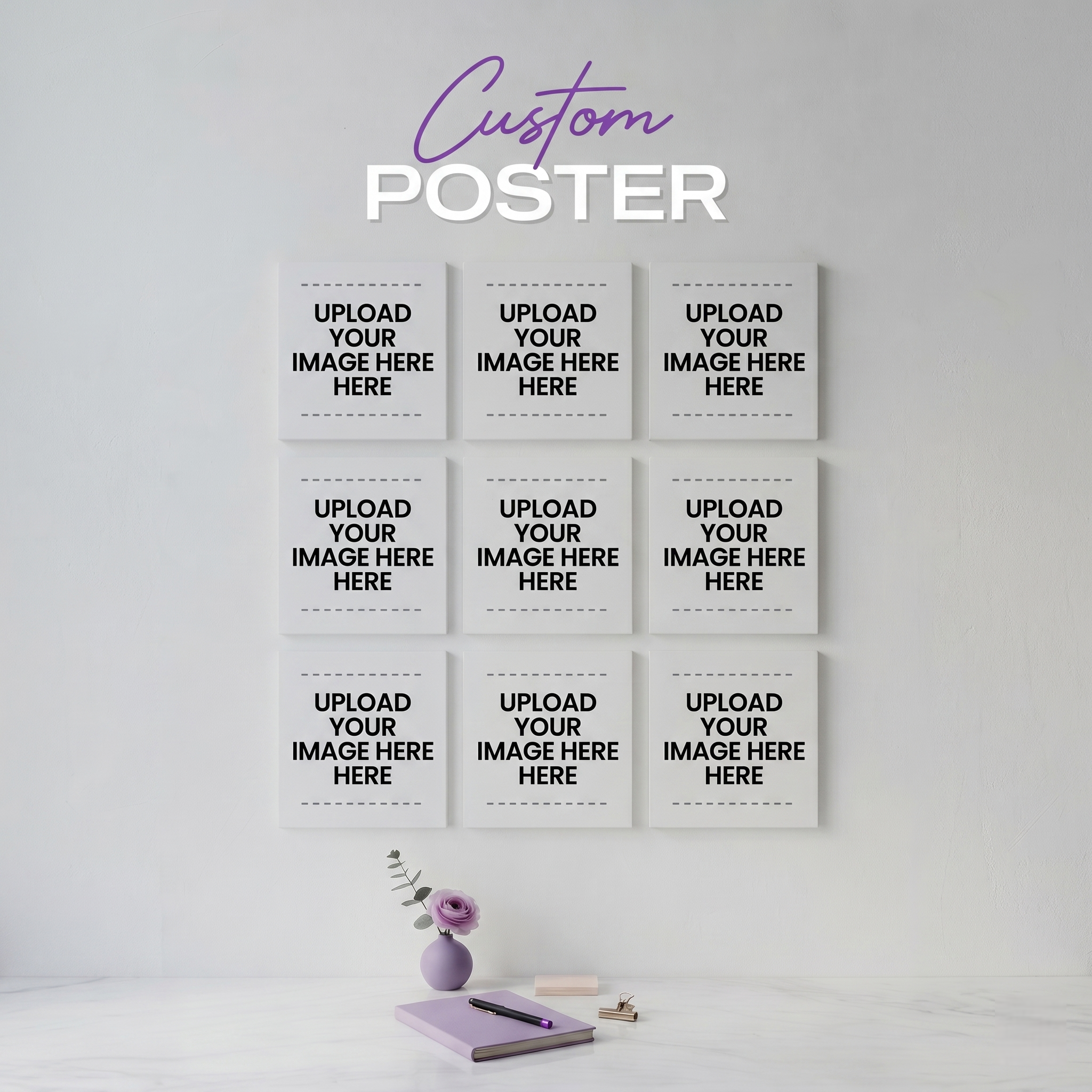 Custom 9 Panel Split Poster