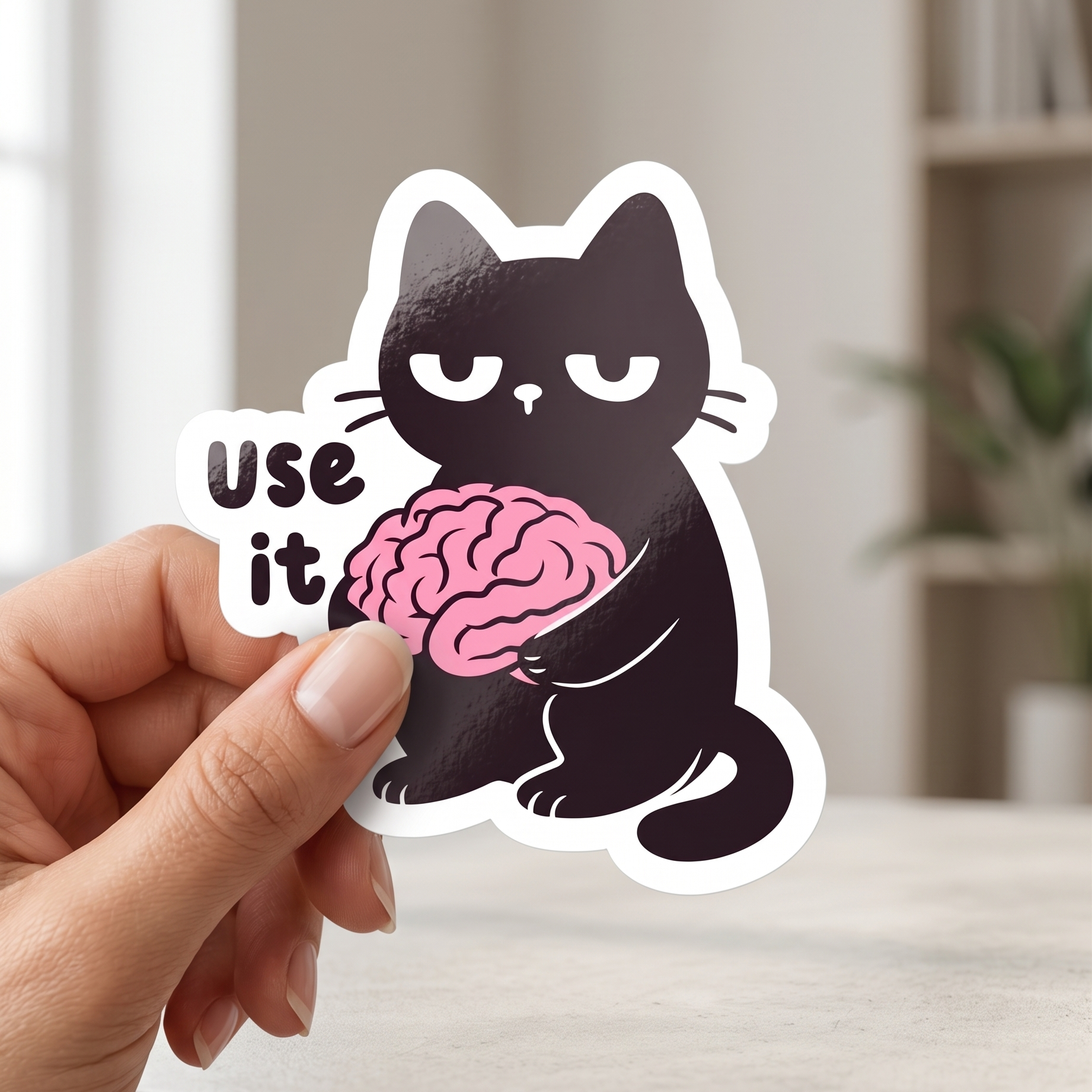 Use it Brain Sticker