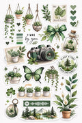 Journal Aesthetic Sticker sheet