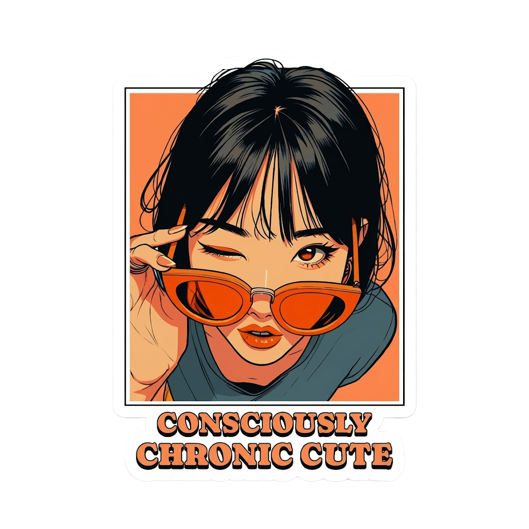 Consciously Chronic Cute Sticker