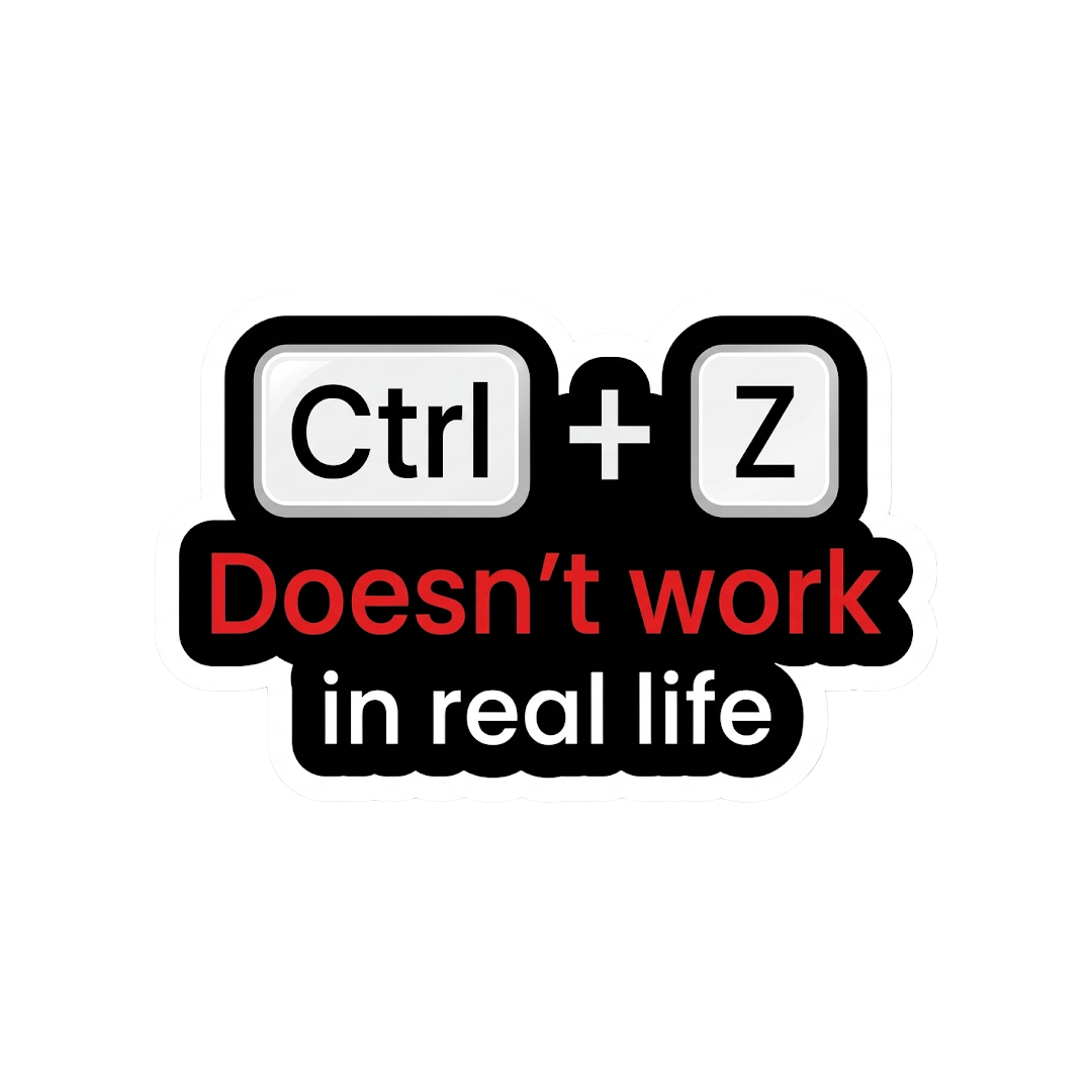 Ctrl+ Z Sticker