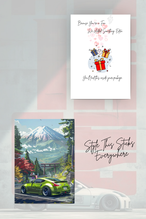 Graffiti Car Sticker Pack – Pack of 10 | Street Art & JDM Style Premium Vinyl Stickers