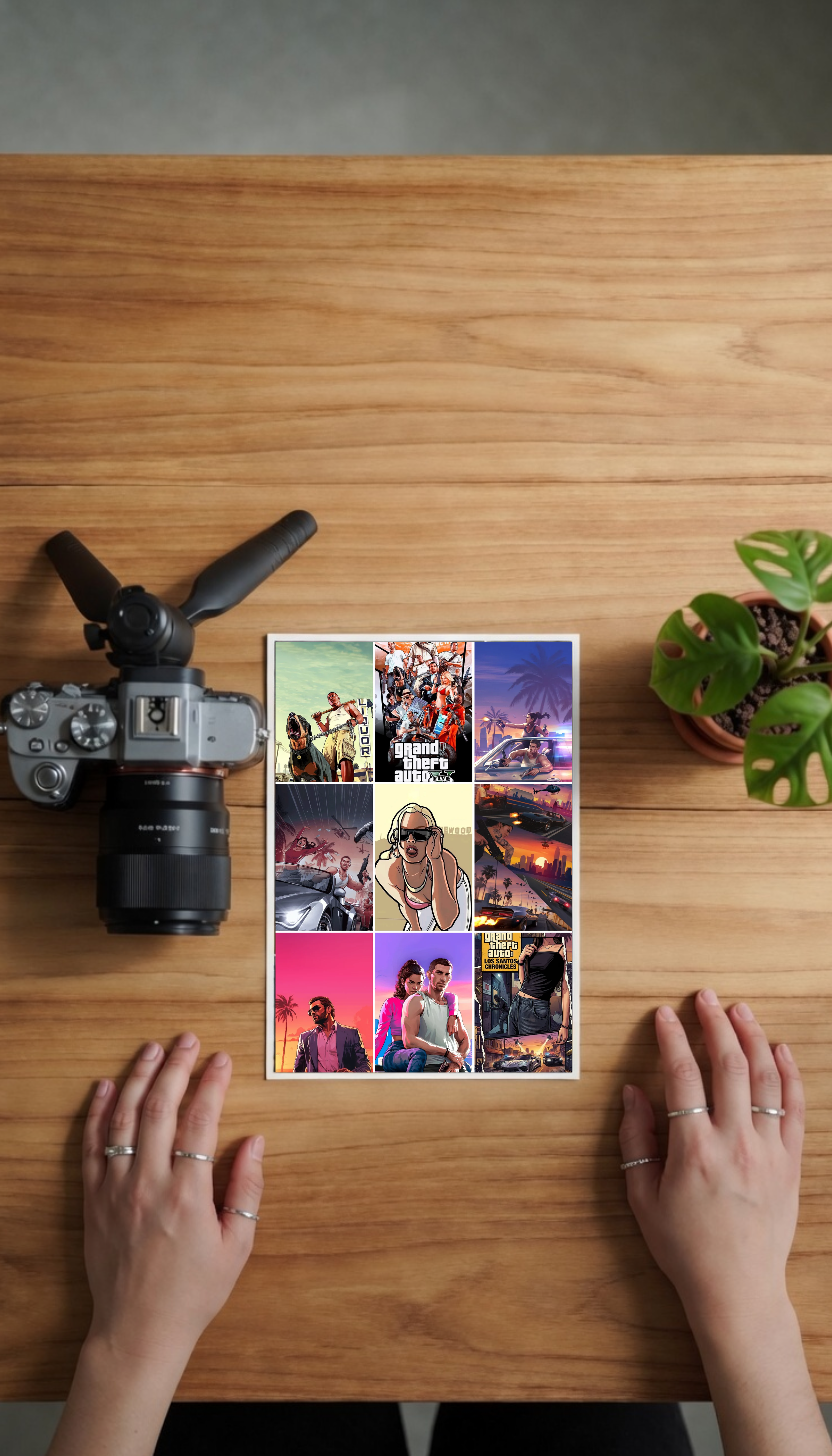 GTA Sticker Pack – Pack of 10 | Premium Vinyl Gaming Stickers