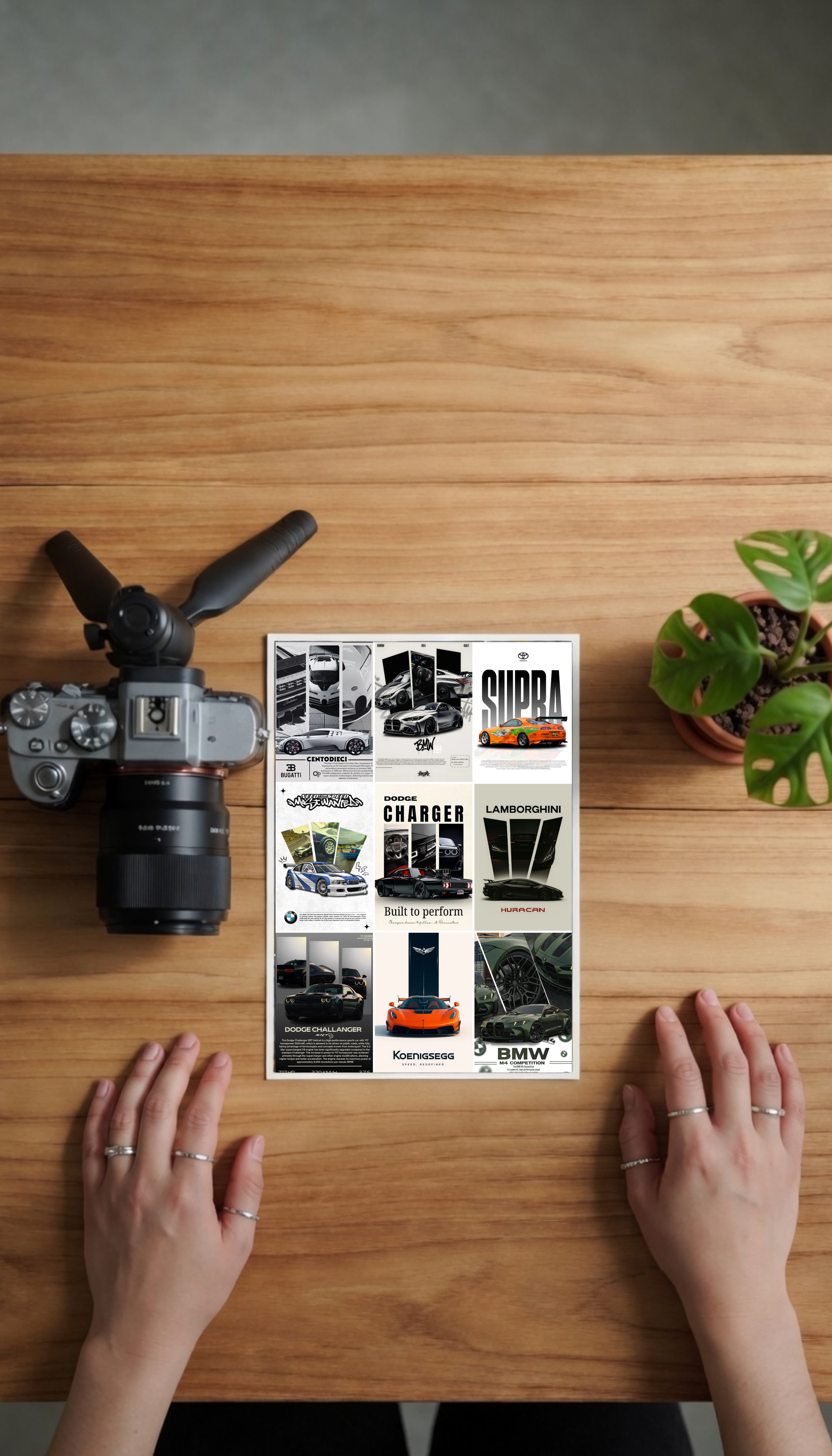 Supercar & Muscle Car Sticker Pack – Pack of 10 | Premium Vinyl Stickers