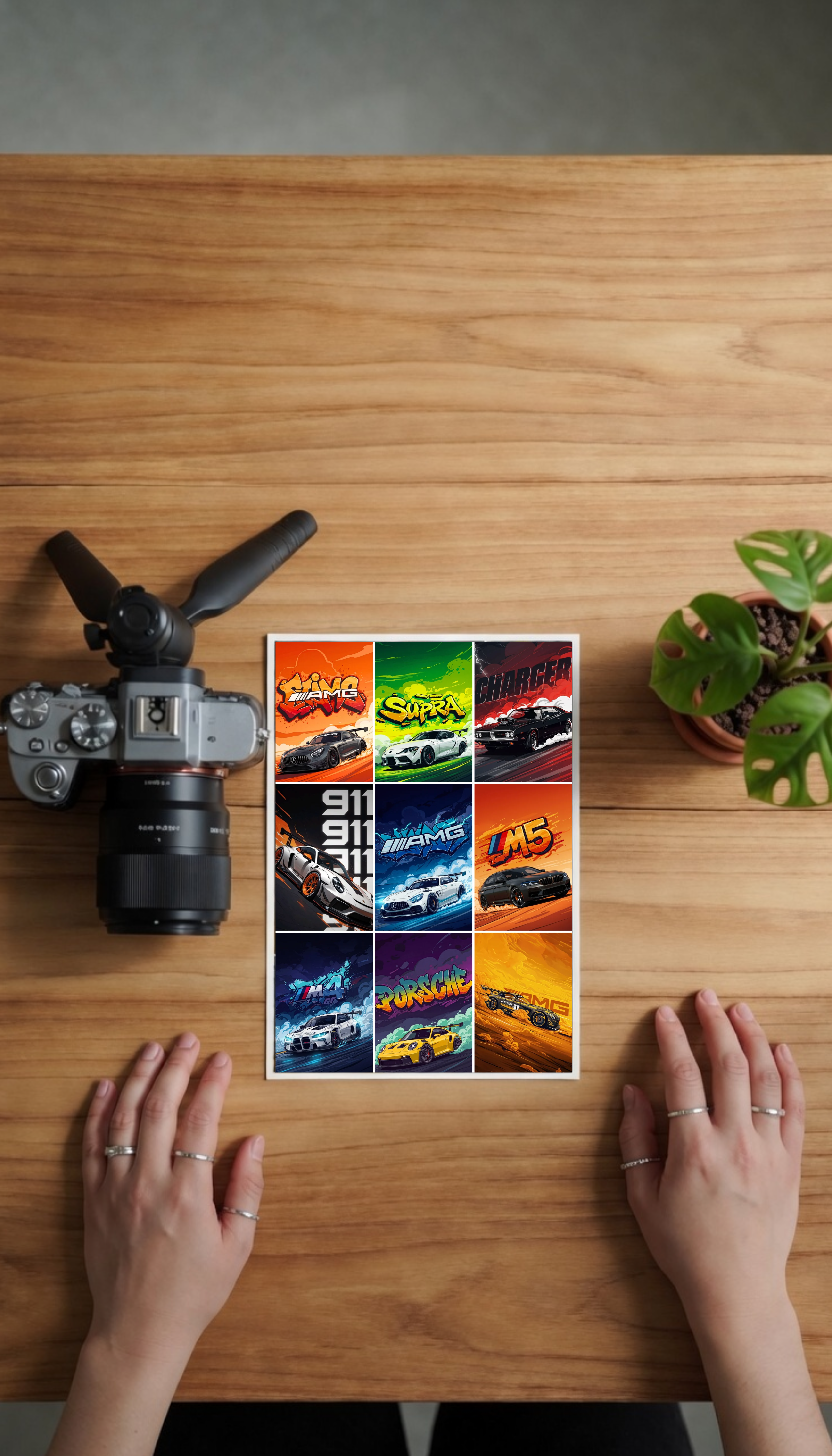 Graffiti Car Sticker Pack – Pack of 10 | Street Art & JDM Style Premium Vinyl Stickers