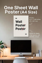 Supercar & Muscle Car Wall Poster